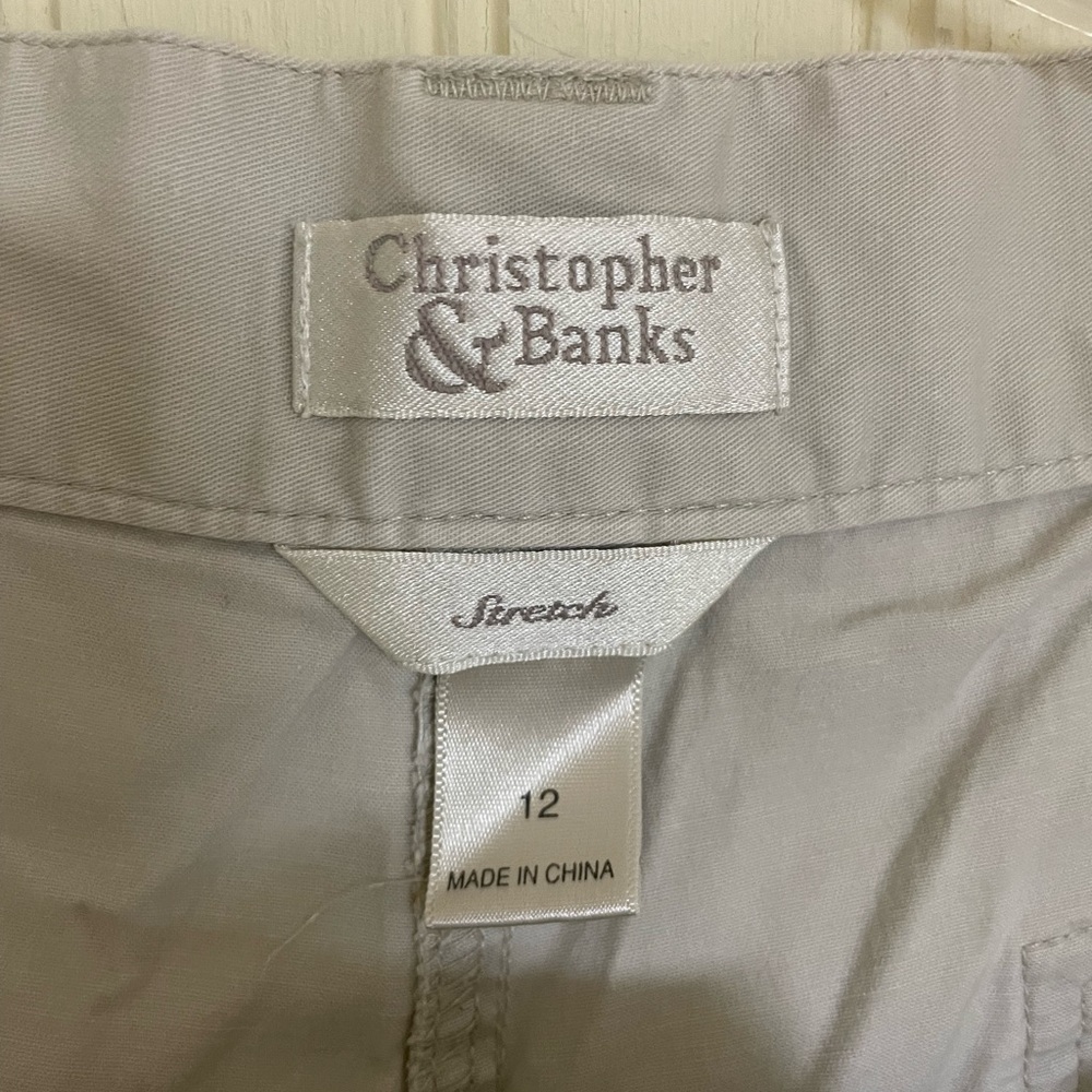 Christopher & Banks Size 12 shorts used good condition - Picture 2 of 3